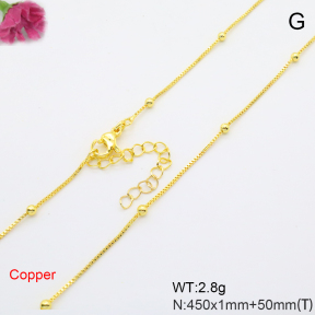 F6N200762vaia-L002  Fashion Copper Necklace
