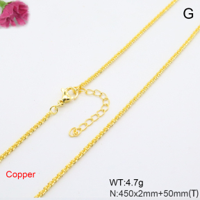 F6N200763vail-L002  Fashion Copper Necklace