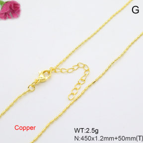F6N200764aaij-L002  Fashion Copper Necklace