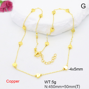 F6N200775aako-L002  Fashion Copper Necklace