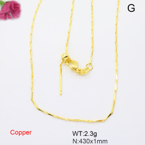 F6N200778vaia-L002  Fashion Copper Necklace