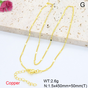 F6N200780vaia-L002  Fashion Copper Necklace