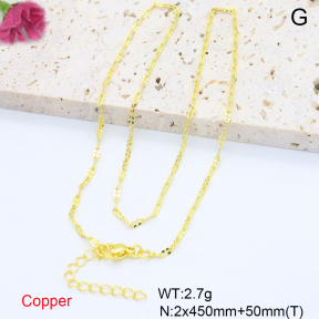 F6N200781aaij-L002  Fashion Copper Necklace