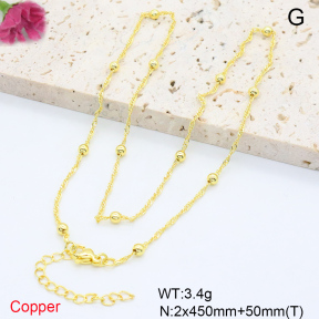 F6N200784aaij-L002  Fashion Copper Necklace