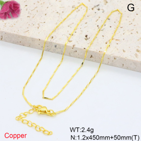 F6N200789aaij-L002  Fashion Copper Necklace