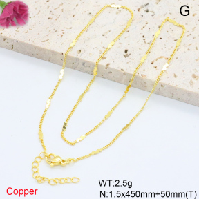 F6N200792aaho-L002  Fashion Copper Necklace