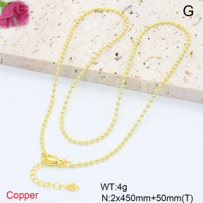 F6N200794vaia-L002  Fashion Copper Necklace