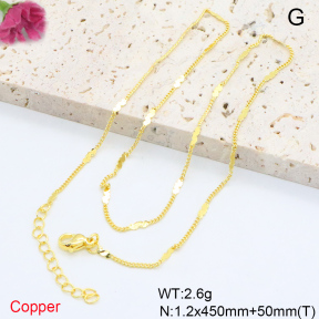F6N200800vaia-L002  Fashion Copper Necklace