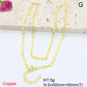 F6N200801vail-L002  Fashion Copper Necklace