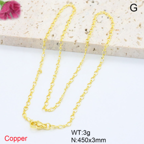 F6N200802aaij-L002  Fashion Copper Necklace