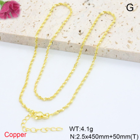 F6N200803aaij-L002  Fashion Copper Necklace
