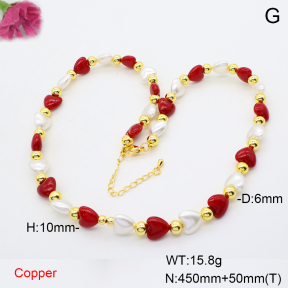 F6N301253vbnb-L002  Fashion Copper Necklace