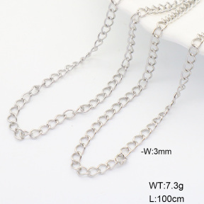 6AC303154aahl-G016  316 SS,DIY Tail Chain  Stainless Steel Ufinished Parts