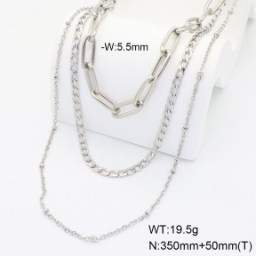 6N2005070bbov-900  Stainless Steel Necklace