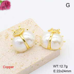 F6E301955bbov-L017  Fashion Copper Earrings