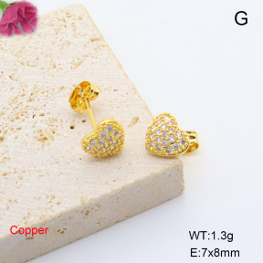 F6E405490baka-L017  Fashion Copper Earrings