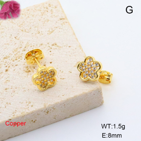 F6E405494baka-L017  Fashion Copper Earrings