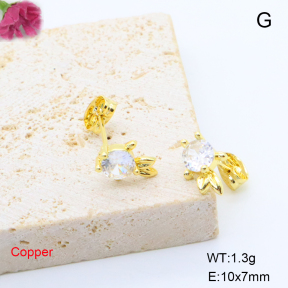 F6E405499ablb-L017  Fashion Copper Earrings