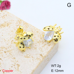 F6E405500ablb-L017  Fashion Copper Earrings