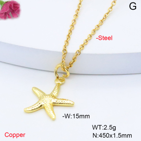 F6N200806aahl-L017  Fashion Copper Necklace