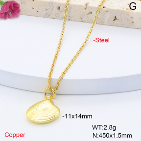 F6N200807vaia-L017  Fashion Copper Necklace