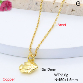 F6N200808vaia-L017  Fashion Copper Necklace