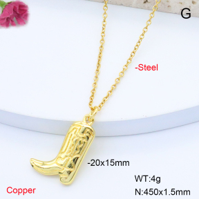 F6N200812vail-L017  Fashion Copper Necklace