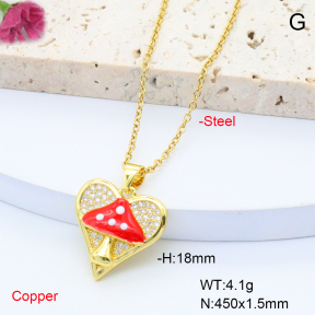 F6N301255avja-L017  Fashion Copper Necklace