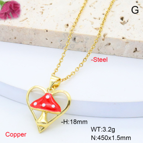 F6N301256avja-L017  Fashion Copper Necklace