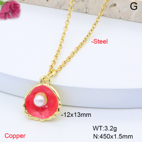 F6N301282vaia-L017  Fashion Copper Necklace