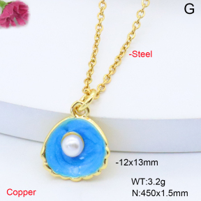 F6N301284vaia-L017  Fashion Copper Necklace