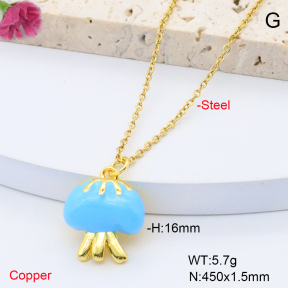 F6N301285avja-L017  Fashion Copper Necklace