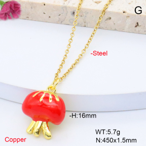 F6N301286avja-L017  Fashion Copper Necklace