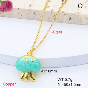 F6N301289avja-L017  Fashion Copper Necklace