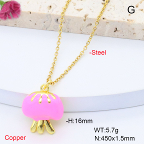 F6N301290avja-L017  Fashion Copper Necklace