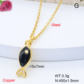F6N301291vaia-L017  Fashion Copper Necklace