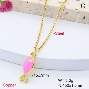 F6N301295vaia-L017  Fashion Copper Necklace