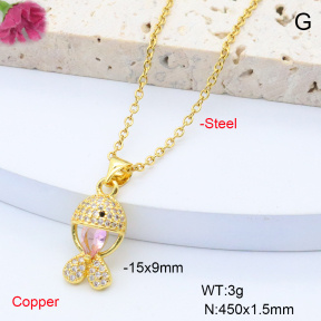 F6N408318vail-L017  Fashion Copper Necklace