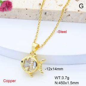 F6N408321vail-L017  Fashion Copper Necklace