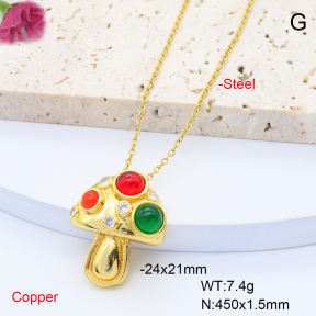 F6N408322baka-L017  Fashion Copper Necklace