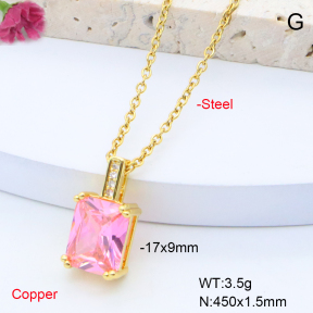 F6N408325avja-L017  Fashion Copper Necklace