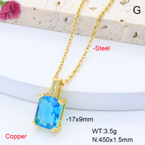 F6N408326avja-L017  Fashion Copper Necklace