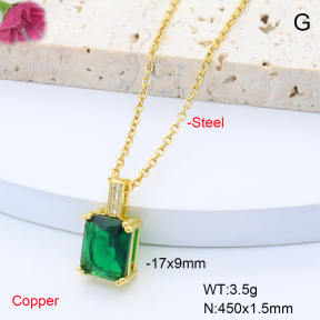 F6N408327avja-L017  Fashion Copper Necklace