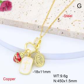 F6N408328vbnl-L017  Fashion Copper Necklace