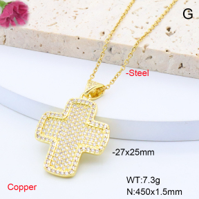 F6N408330vbmb-L017  Fashion Copper Necklace