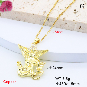 F6N408331avja-L017  Fashion Copper Necklace