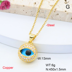 F6N408335baka-L017  Fashion Copper Necklace