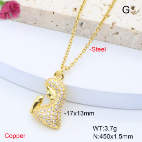 F6N408337avja-L017  Fashion Copper Necklace