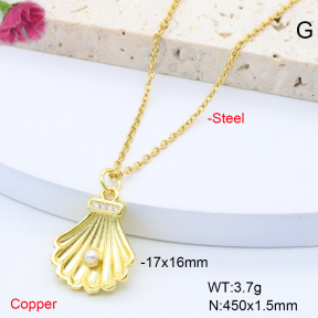 F6N408343vaia-L017  Fashion Copper Necklace