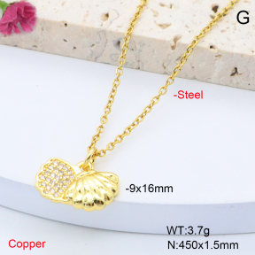 F6N408345vaia-L017  Fashion Copper Necklace